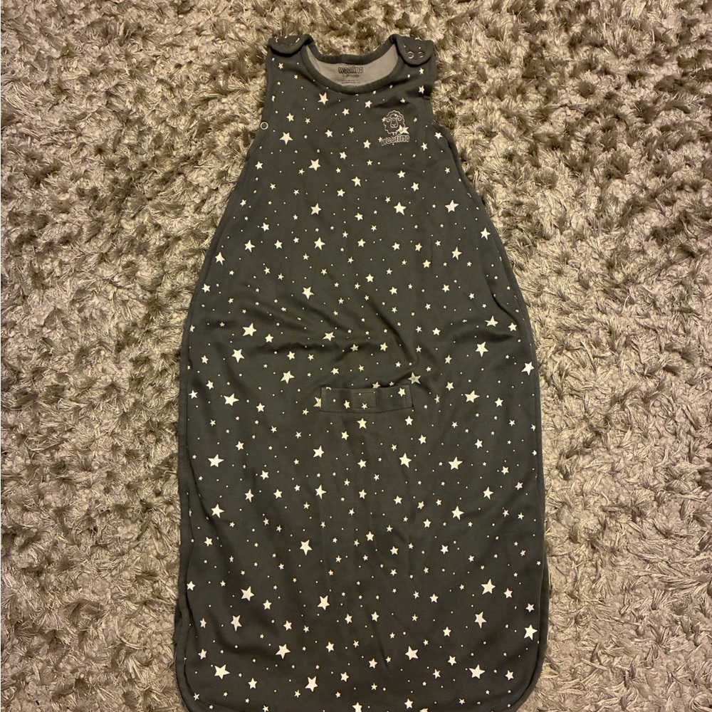Starry Gray Sleep Sack for Kids